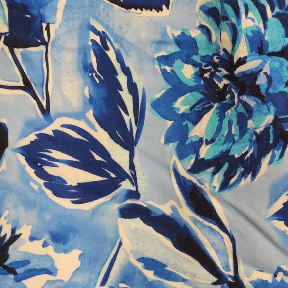 Andie Baia One Piece Blue Floral Swimwear Bathing Suit Adjustable Size S New - Picture 3 of 12